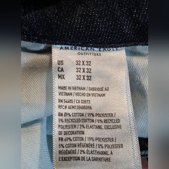 American Eagle Jeans- Mens Airflex + Temp Tech- Athletic Straight- Sz 32/32 - Picture 4 of 7